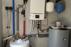 Kotłownia pompy ciepła split Haier 8KW